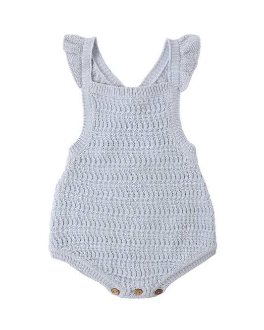 Crochet Romper Periwinkle