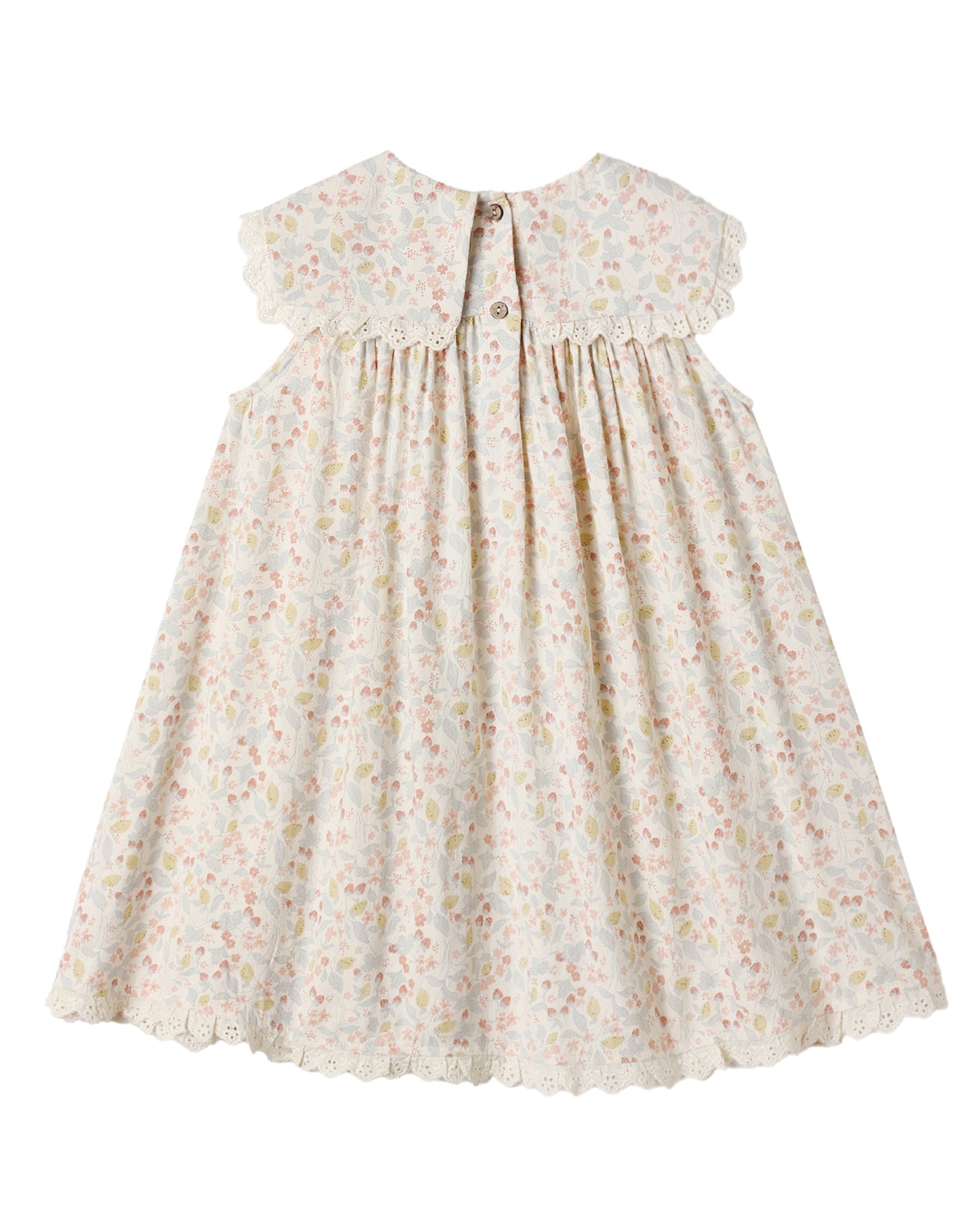 Floral dress on a white background