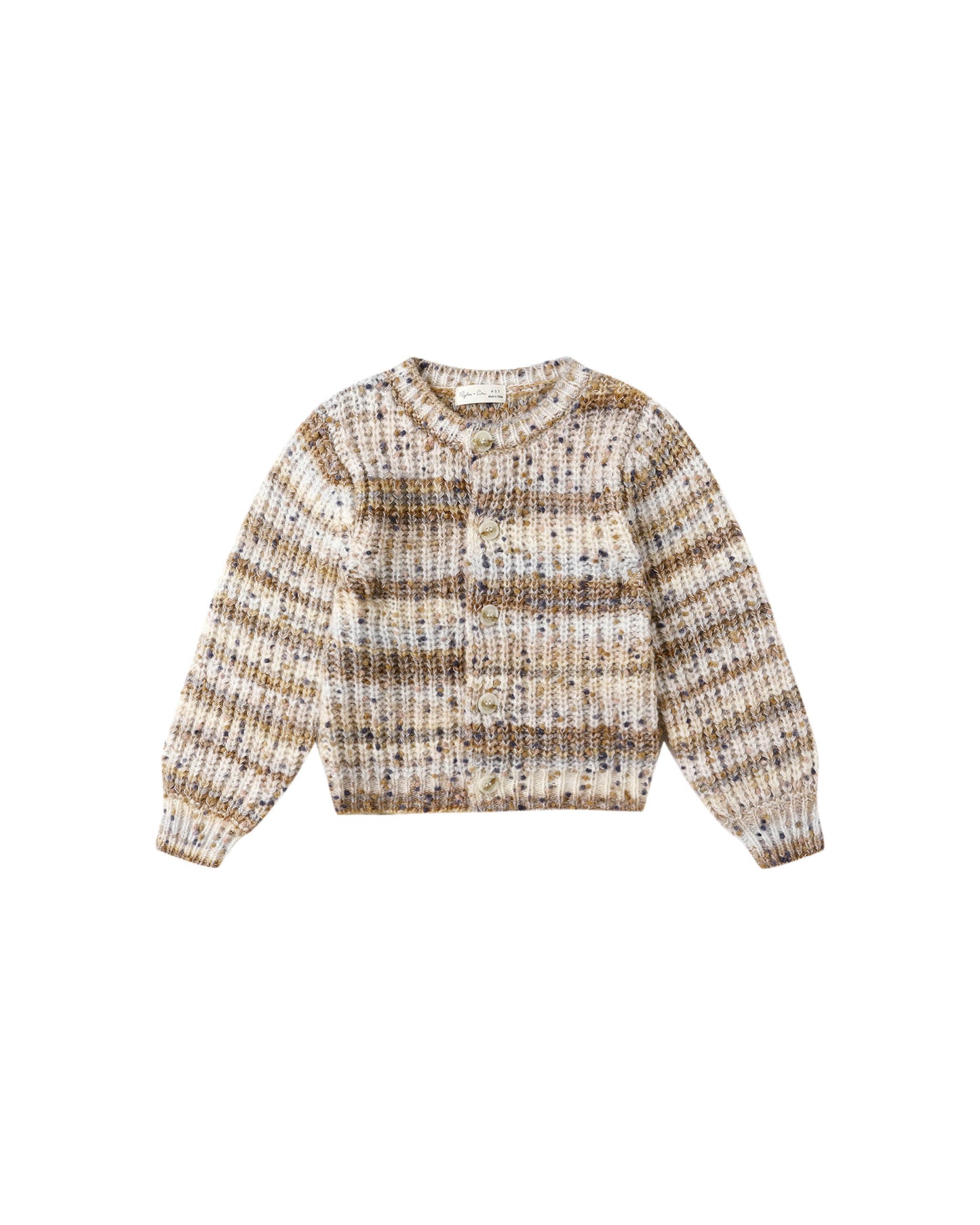 Cheyenne Cardigan - Stone Multi-Stripe