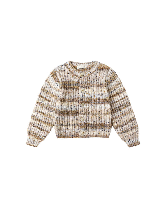 Cheyenne Cardigan - Stone Multi-Stripe