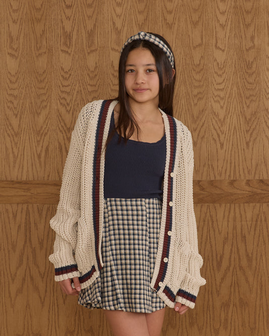 Collegiate Cardigan - Natural - Teen