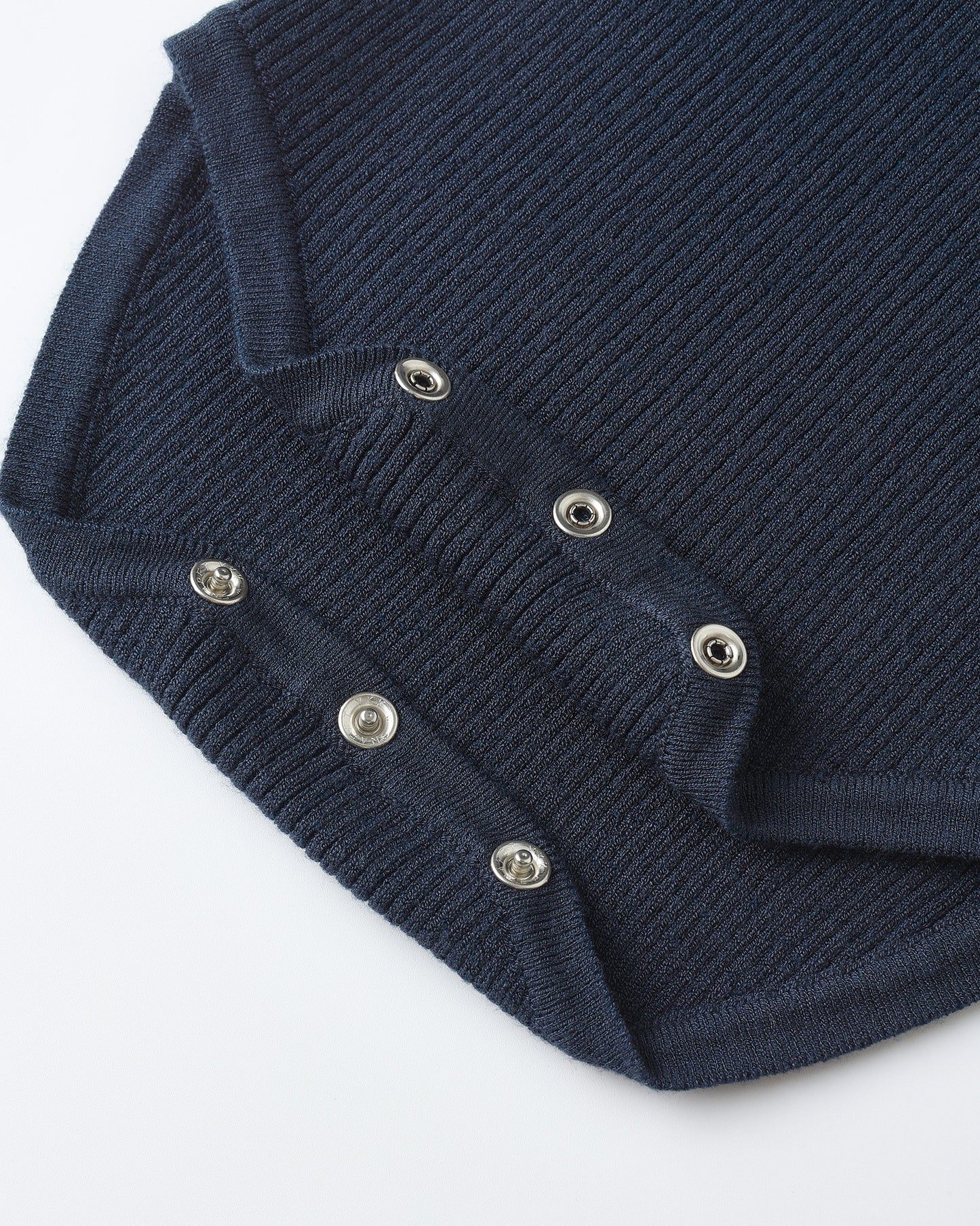 Ruffle Collar Bodysuit - Navy