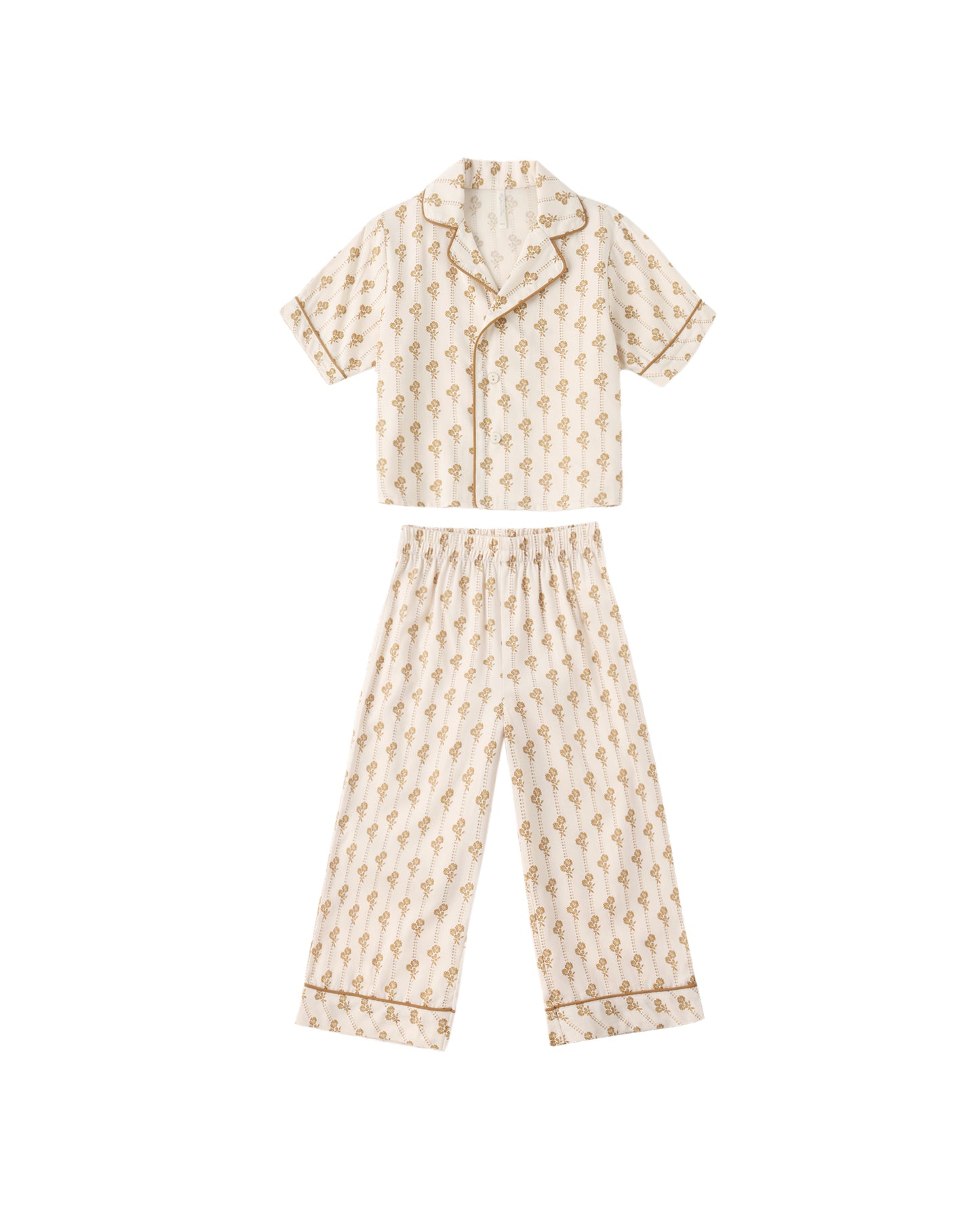 Woven Pajama Set - Golden Bloom
