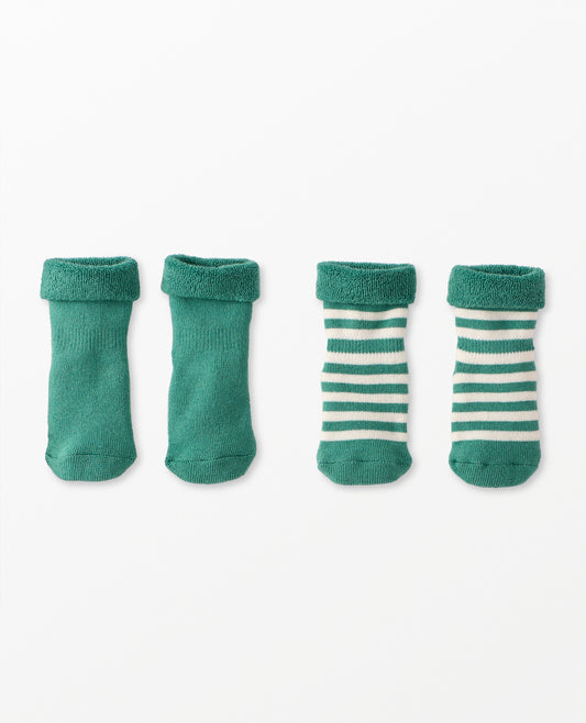 2-Pack Baby Socks - Green