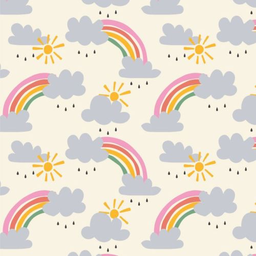 Baby 2-Way Zip Sleeper (Rainbows)