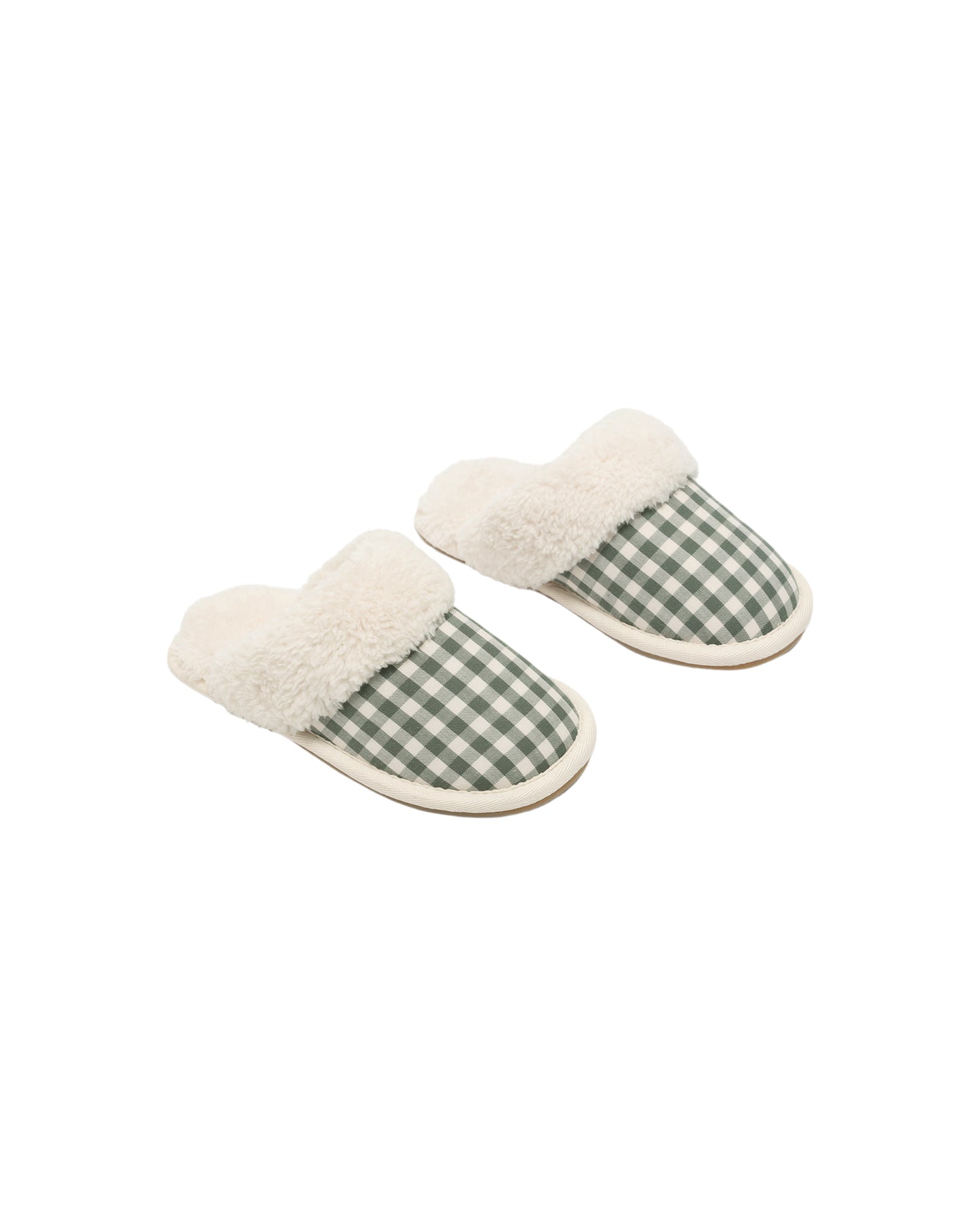 Slippers - Evergreen Gingham