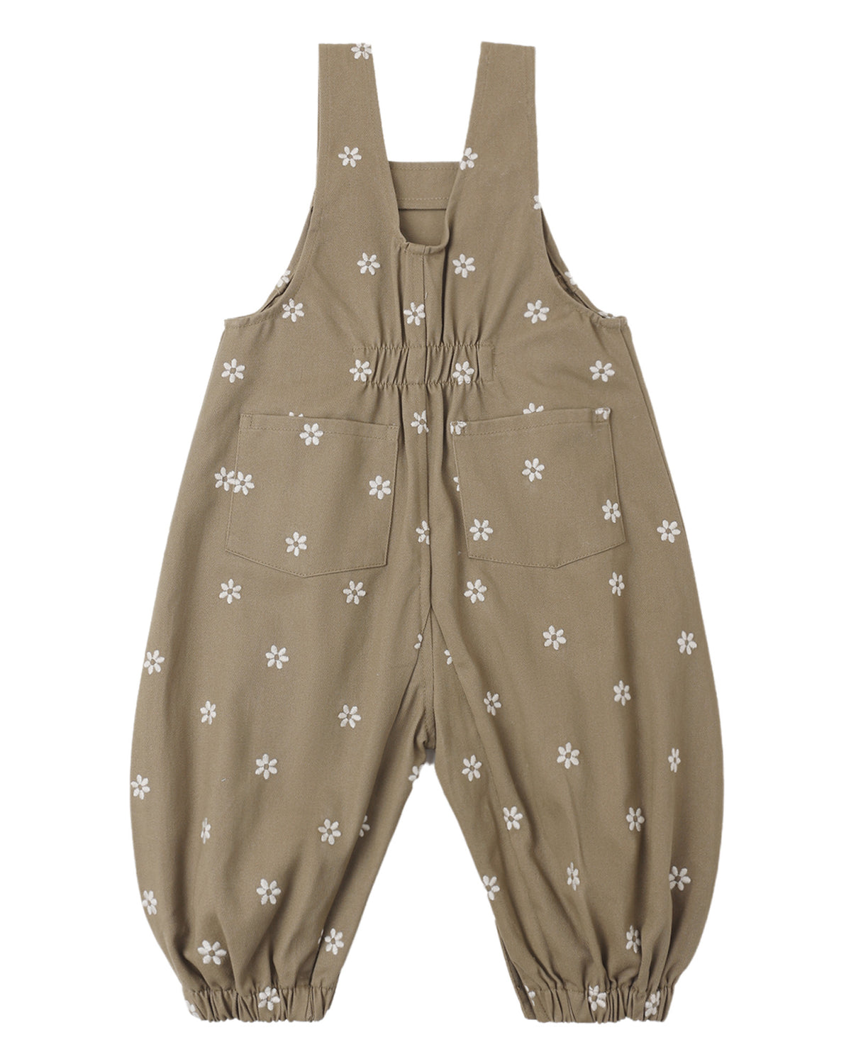 Vintage Overall Embroidered Daisies